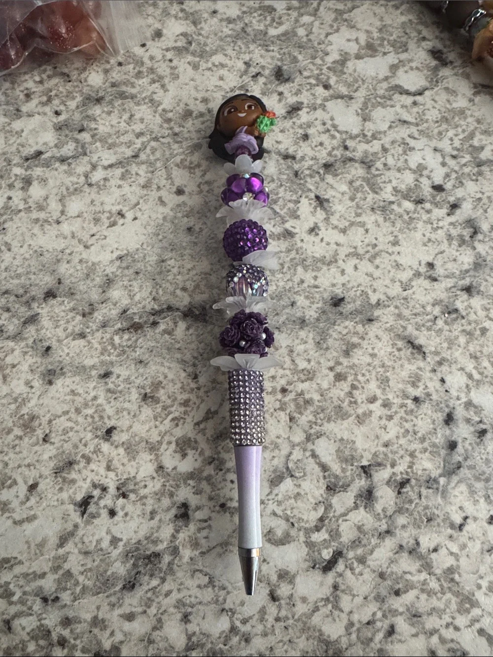 NWOT Disney Doorables Isabela Madrigal Beaded Pen Handmade by Me